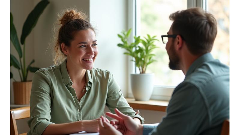 A Vital Zenith wellness coach engaged in a supportive, personalized consultation with a client, demonstrating empathy and expertise. The scene is bright and professional, suggesting trust and guidance.