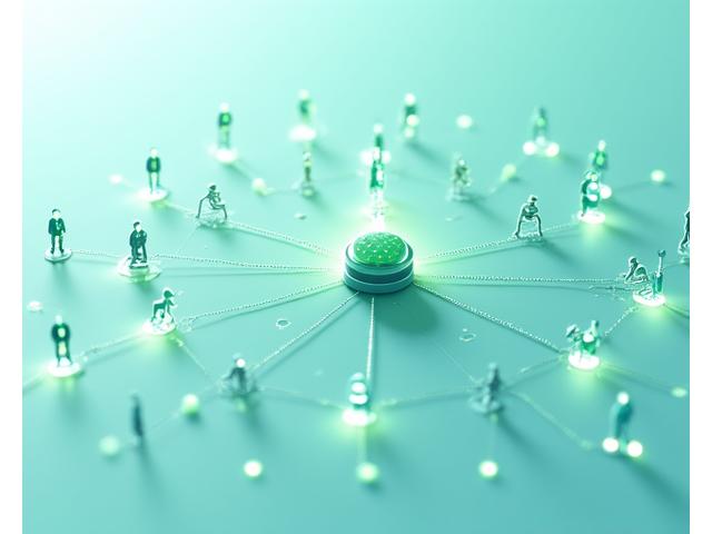 Abstract network graphic showing connections between Vital Zenith and authorized third parties, with a clear boundary indicating private user data.