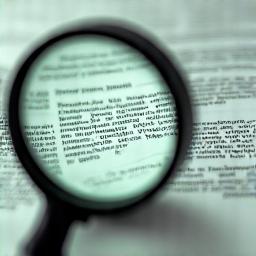 Magnifying glass over a legal document, symbolizing transparency and careful review of wellness service terms.